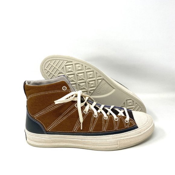 💖MEGA SALE💖Converse Chuck 70 HI Brindle Brown Canvas High Top Mens 171548C - Picture 4 of 10